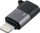 Adapter Microconnect MC-USBCLIGHT, USB C në Lightning, argjendtë