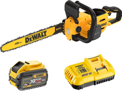 Sharrë zinxhiri Dewalt DCMCS574X1-QW, 54V, teh 45 cm, e verdhë