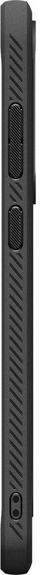 Mbulesë telefoni Spigen Rugged Armor Samsung Galaxy S25 FE, silikon, e zezë