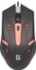 Mашина за глушец Defender Hit MB-601, со USB кабел, RGB осветлување, црна