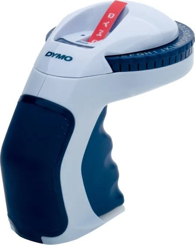 Pajisje për etiketa Dymo Omega Embosser, me dorë, për shirita 9 mm, bardh e kaltër