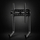 Kokpit garash Diablo Chairs X-Drive, ulëse gaming ergonomike, konstrukt metalik për timon dhe pedale, bardh e zezë