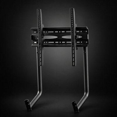 Kokpit garash Diablo Chairs X-Drive, ulëse gaming ergonomike, konstrukt metalik për timon dhe pedale, bardh e zezë