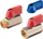 Valvul sferike mini Ferro 1/2" FF, bronzi, e kuqe