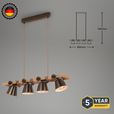 Llambadar Briloner, 40W, 850 × 1052 mm, e hirtë/kaftë