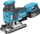 Sharrë vertikale pa kabllo Makita DJV181, 18V, 2x 5Ah Li ion, blu