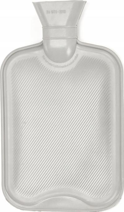 Топло шише за вода GiftDecor POMPON, 1.8L, со навлака, беж