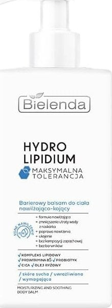 Млеко за тело Bielenda Hydro Lipidium Maximum Tolerance, хидратантно и смирувачко, 300ml