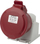 Prizë industriale fikse Famatel ECO SpeedPRO 23397, 32A 5P 400V IP44, e kuqe
