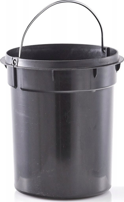 Kosh plehrash Zeller Anthracite, 3L, metal me pedale, i bardhë