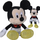 Lodër plushi Simba Disney Mickey D100, 25 cm, koleksion platin, shumëngjyrëshe
