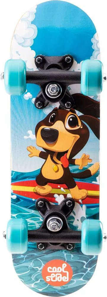 Skateboard për kalamaj Coolside Tofu Y Jr, dru panje, për 20 deri 50 kile, shumëngjyrësh