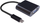 Adapter USB MicroConnect USB C në VGA, USB 3.1, i zi