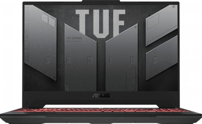Laptop ASUS TUF Gaming A15, 15.6", AMD Ryzen 7 7735HS, 16 GB RAM, 512 GB SSD, NVIDIA GeForce RTX 4060, i zi dhe i hirtë