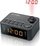 Radio alarm Muse M-178P, ekran LED 0.9\", projeksion ore në mur, ngjyrë e zezë