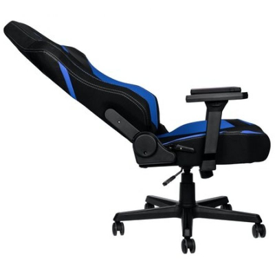 Karrige gaming Nitro Concepts X1000, ergonomike, me jastëk për kokën dhe mesit, e zezë blu
