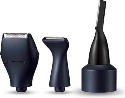 Мултифункционален тример Panasonic Multishape, комплет за коса, брада и лице, црн