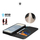 Калено за телефон Dux Ducis Samsung Galaxy S25 Edge, со портфељ, RFID заштита, црно