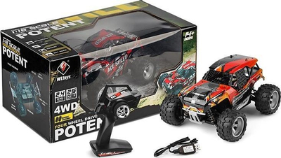 Lodër makinë Artyk FF Jeep of road, 39cm, e kuqe