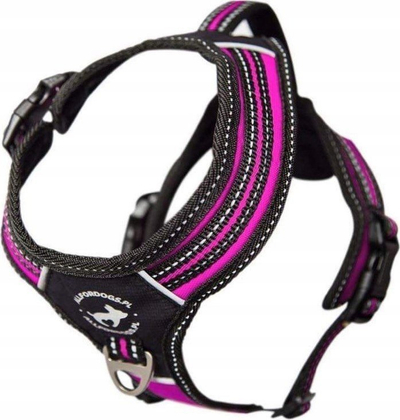 Shtrëngues për qen All For Dogs 3x Sport, masa M, rozë