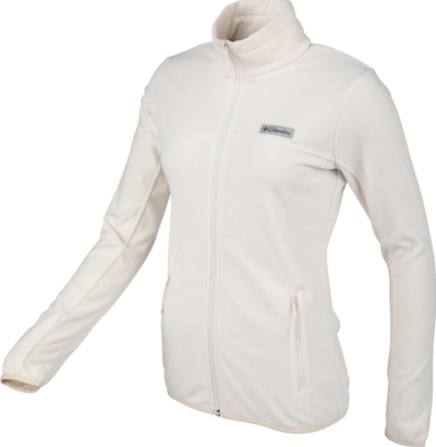 Xhaketë fleece për goca Columbia Ali Peak Logo, najlon, për përditshmëri jashtë, ngjyrë krem