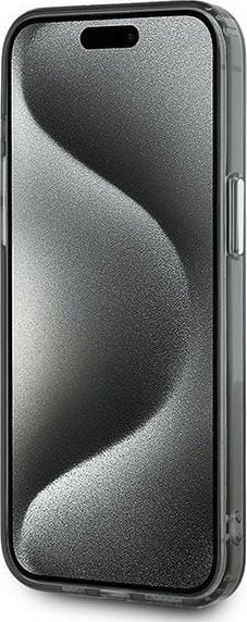 Etui telefoni Karl Lagerfeld KLHMP15LHMCKMHK, për iPhone 15 Pro 6.1", MagSafe, e zezë