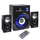 Boksa kompjutri Audiocore AC910, sistem 2.1, Bluetooth, LED blu, të zinj
