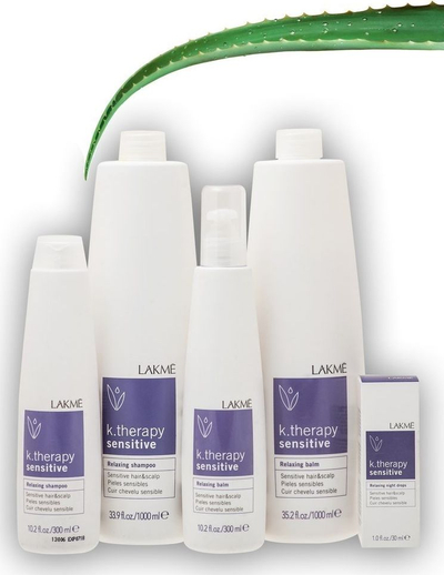 Шампон за коса Lakme K.Therapy Sensitive Relaxing, 1000 ml, за чувствителна кожа