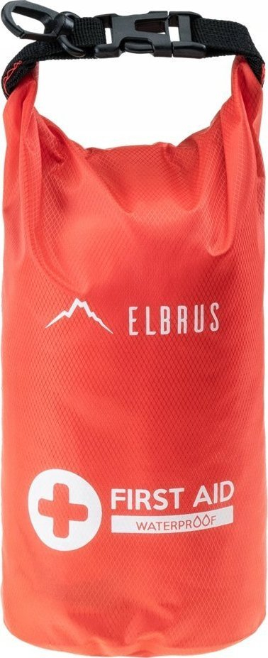 Çantë e parë ndihme Elbrus DRYAID, që s’e kap uji, me rrip që rregullohet, e kuqe