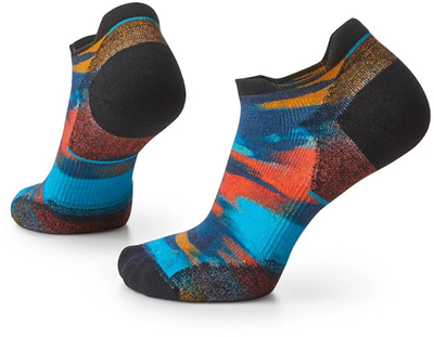 Çorape vrapi Smartwool Run Targeted Cushion Low, lesh Merino, për goca, alpine blue