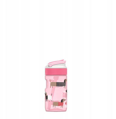Shishe uji Kambukka Lagoon, 400ml, Tritan, rozë Diva Dogs
