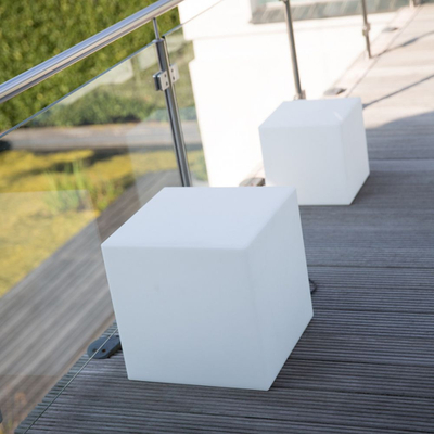 Lampë LED dekorative Shining Cube, 8W 800lm, 43x43x43cm, e bardhë