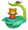 Lodër banjoje Swede Fountain Bear, për bebe 12m+, shumëngjyrëshe