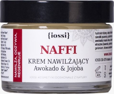 Krem fytyre Iossi Naffi, hidratues, me avokado dhe vaj jojoba, 50ml