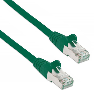 Kabllo rrjeti Intellinet PatchCord, Cat.5e F/UTP, 1m, jeshil