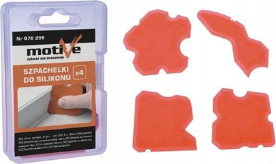 Spatulla silikoni AWTools (AW27700), 4 copë