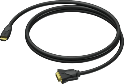 Kabllo Procab CLV160, HDMI në DVI-D, 1.5m, e zezë