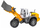 Lodër buldozer plastik Leantoys, madhësi e madhe, me drive, shumëngjyrëshe