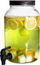 Enë për pije me rubinet, 5L, për limonadë dhe pije të ftohta, transparente