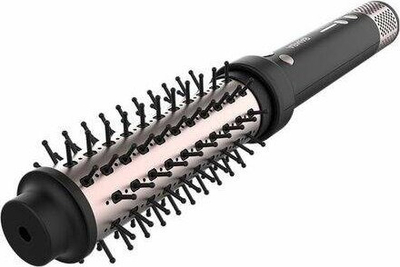 Brushë drejtimi flokësh Cecotec InstantCare Curly AirFlow, rrjedhë ajri, për flokë kaçurrela, e zezë