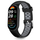 Rrip për orë inteligjente Tech-Protect Iconband Air, për Xiaomi Smart Band 8 9 10 NFC, silikon, zi gri