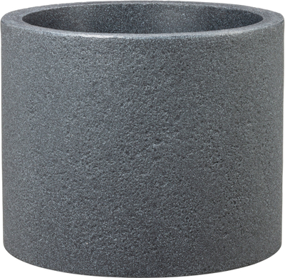 Vazo bimore Scheurich Riva, plastike, 40 cm, granit i zi