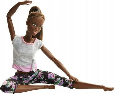 Kukull Barbie Made to Move, trup fleksibël, bluzë lejla