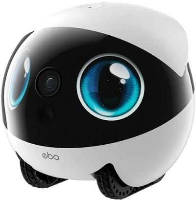 Robot monitorimi Enabot EBO Air 2S, kamera HD, video chat, i bardhë e zi