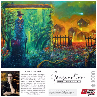 Puzzle Good Loot Imagination Sebastian Mon Stationary Traveller II, 1000 copë, shumëngjyrësh
