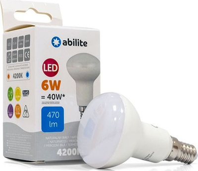 Llambë Abilite, LED, 6W, E14, 470 lmn