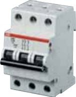 Ndërprerës automatik ABB 63A TP Type C, trefazor, i bardhë