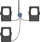Transformator rryme IoT Milesight CT310-868M, LoRaWAN, 1000A, i zi