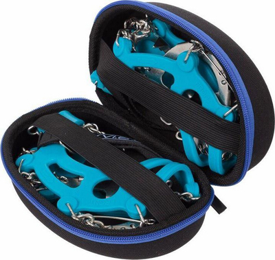 Crampons për këpucë VI.6+ Pro Traxion, nr. 39-41, të argjendta/të kaltra