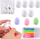 Set vezë shkumë LEAN Toys, 6 copë, me markera ngjyrosës, dizajn lepurush